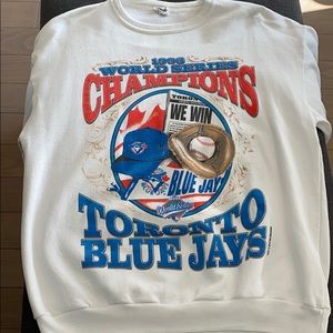 Blue jays vintage sweater